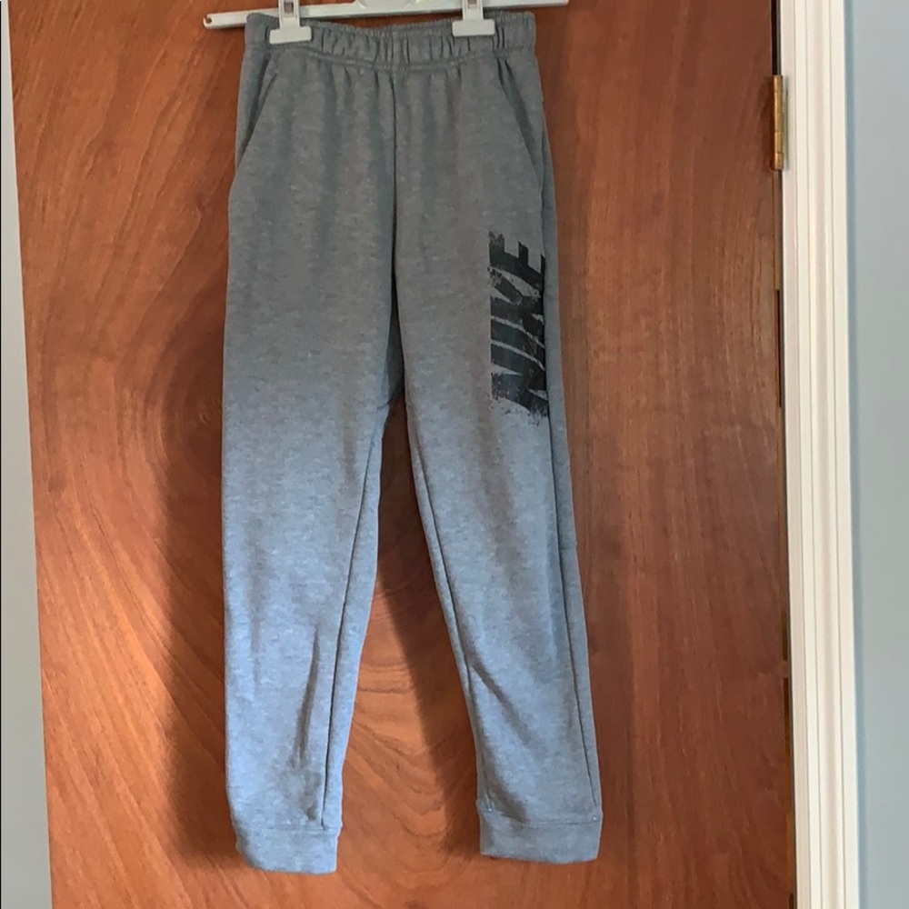 Gray Nike Dry fit sweatpants. Size M
